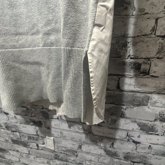 EUC Two By Vince Camuto Grey & White Long Sleeve Turtle Neck Size XS - Picture 11 of 16